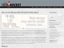 Tablet Screenshot of freshrocket.com